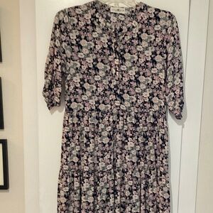 Natural Life Boho Three tiered Midi dress